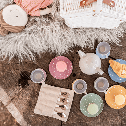 JaBaDaBaDo Tea set with Basket