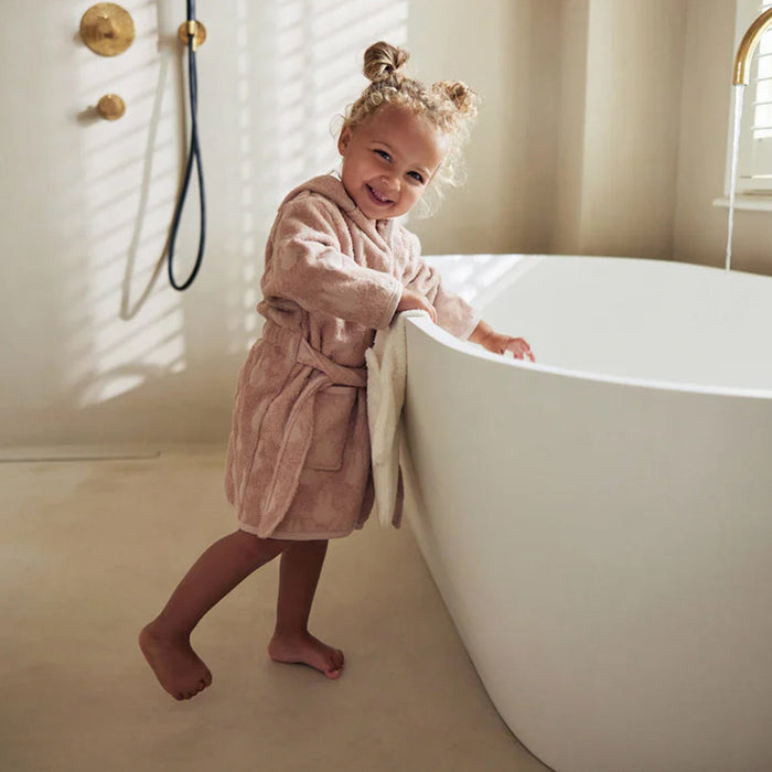 Jollein Cotton Bathrobe 1-2 year Miffy Jacquard Wild Rose