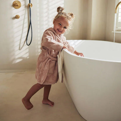 Jollein Cotton Bathrobe 1-2 year Miffy Jacquard Wild Rose