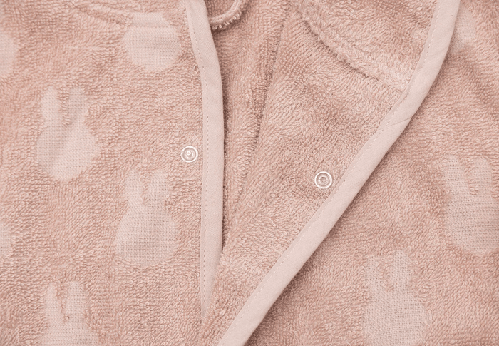 Jollein Cotton Bathrobe 3-4 year Miffy Jacquard Wild Rose