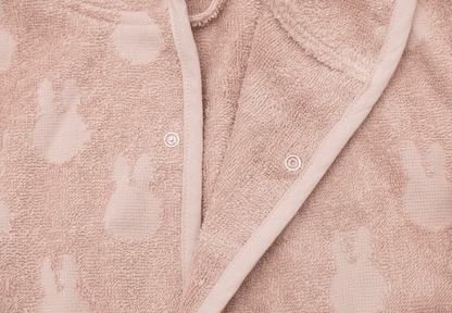 Jollein Cotton Bathrobe 3-4 year Miffy Jacquard Wild Rose