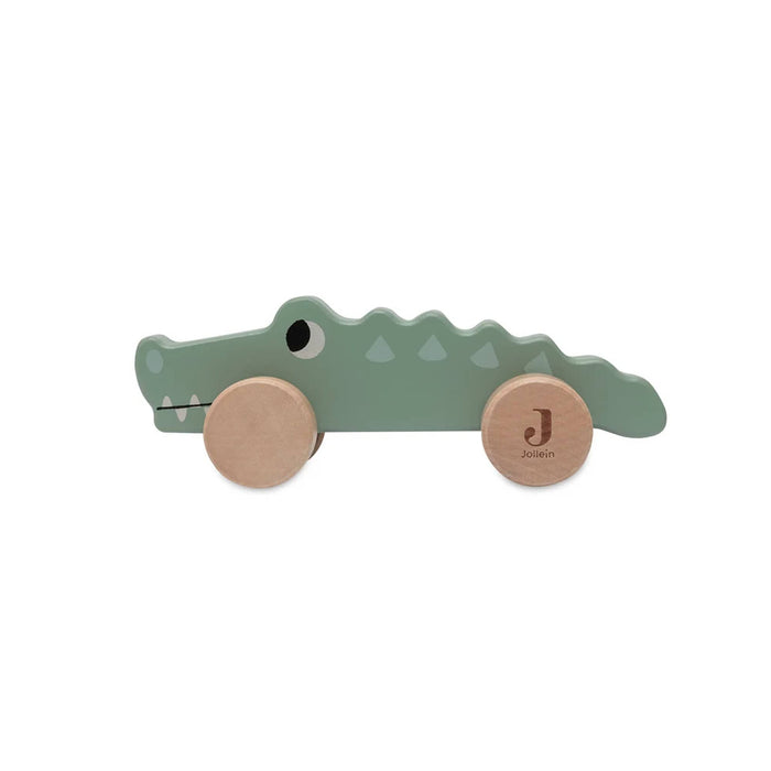 Jollein Wooden Crocodile on Wheels