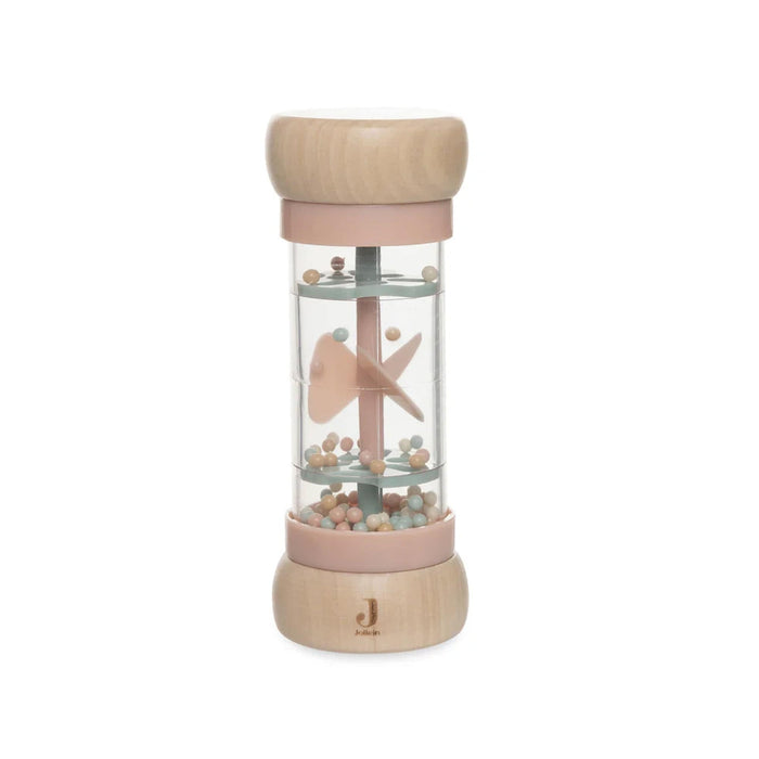 Jollein Wooden Rain Rattle Lovely Birds