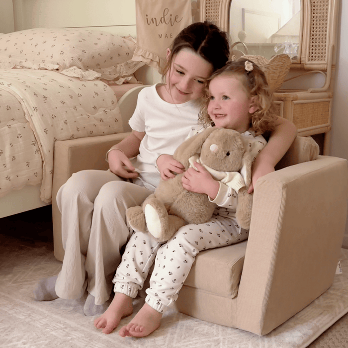 KENDALL Corduroy 2 Seater Flip Out Nougat