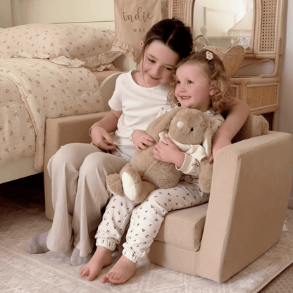 KENDALL Corduroy 2 Seater Flip Out Nougat