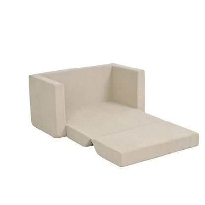 KENDALL Corduroy 2 Seater Flip Out Nougat
