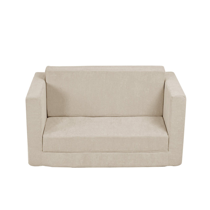 KENDALL Corduroy 2 Seater Flip Out Nougat