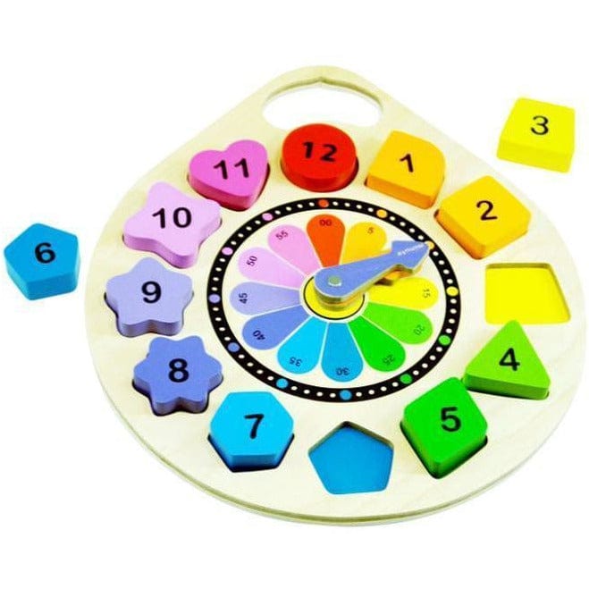 Kiddie Connect - Wooden Clock Puzzle-