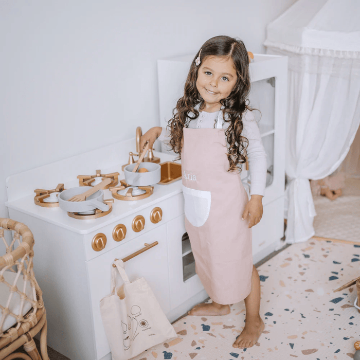 Kids Kitchen Apron & Oven Glove Set