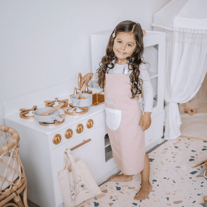 Kids Kitchen Apron & Oven Glove Set