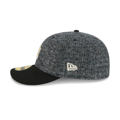 Pictured is this MLB Tweedy Cotton LA Dodgers 59FIFTY Fitted cap in black. 5