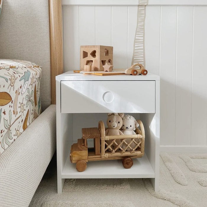 Layla Bedside Table with detailed Drawer
