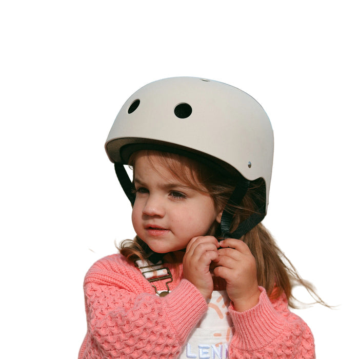 Matt Bike Helmet Vintage White