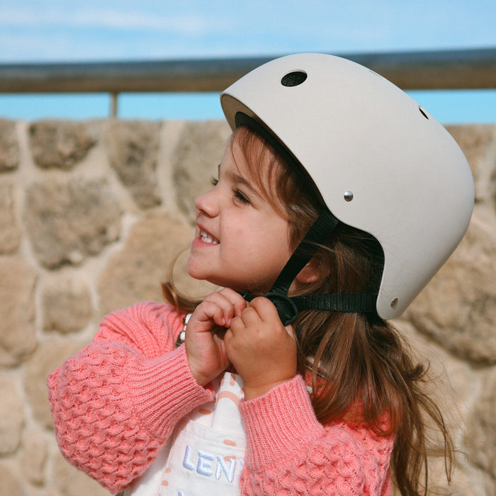Matt Bike Helmet Vintage White