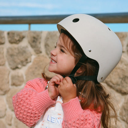 Matt Bike Helmet Vintage White