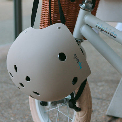Matt Bike Helmet Vintage White
