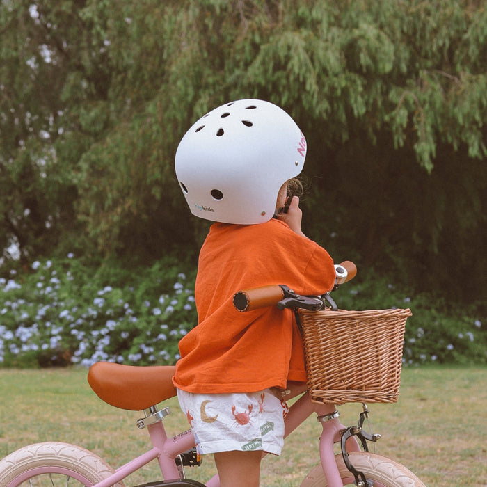 Matt Bike Helmet White