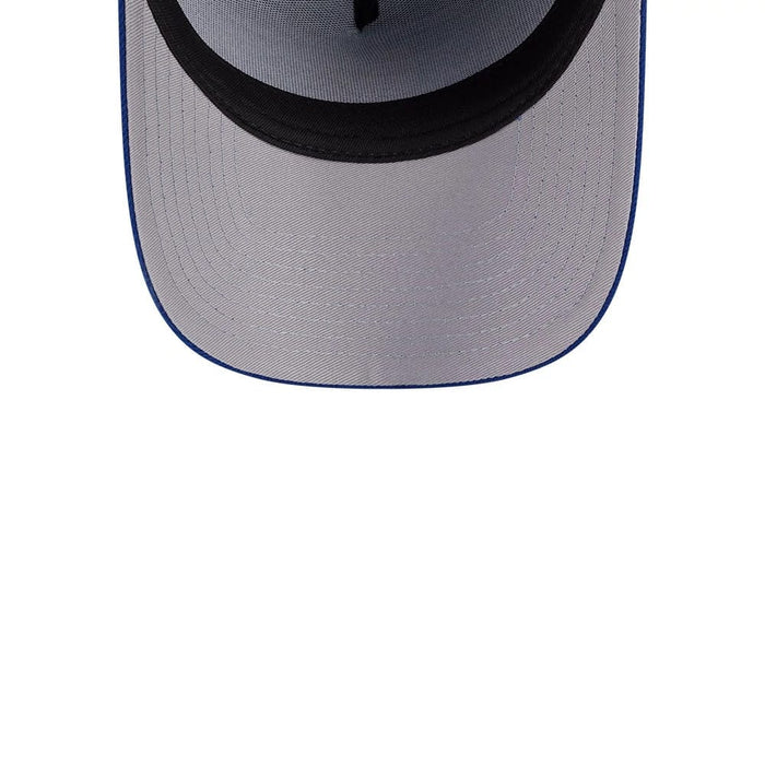 Pictured is this MLB Team Side New York Mets 59FORTY A-Frame Fitted cap in blue. 2