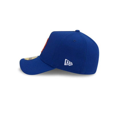 Pictured is this MLB Team Side New York Mets 59FORTY A-Frame Fitted cap in blue. 6