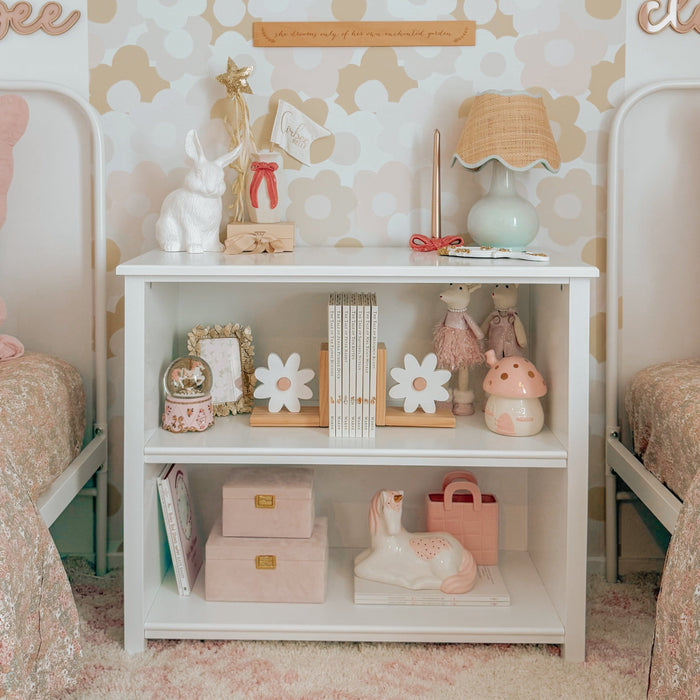 MICAH Low Bookshelf White