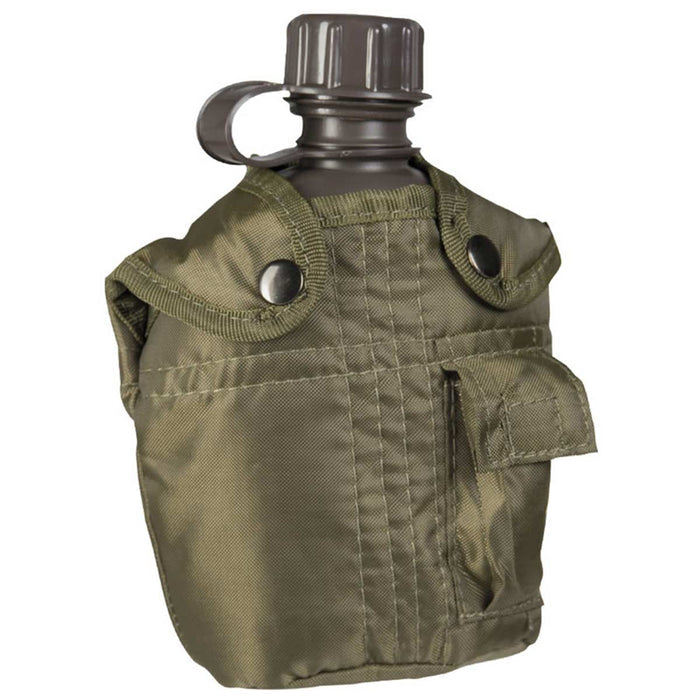 mil-tec us 1l plastic water canteen od green