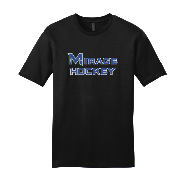 MIRAGE HIGH SCHOOL Hockey - Unisex District Very Important Tee DT6000 with Mirage Hockey logo