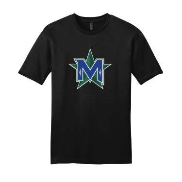 MIRAGE YOUTH HOCKEY - Adult Unisex District Very Important Tee DT6000 with M Star logo