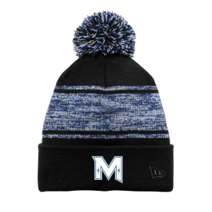 MIRAGE YOUTH HOCKEY - New Era NE909  Knit Chilled Pom Beanie with embroidered M logo