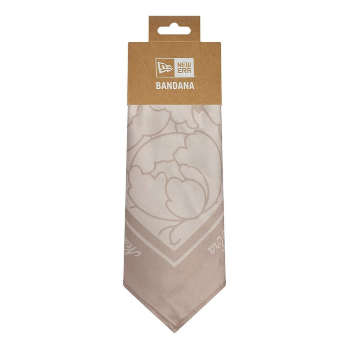 Pictured is this New Era Floral Bandana in Beige. 3