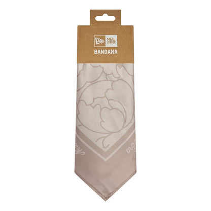 Pictured is this New Era Floral Bandana in Beige. 3