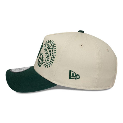 Pictured is this MLB Paisley New York Yankees 9FORTY E-Frame cap in cream & green. 5