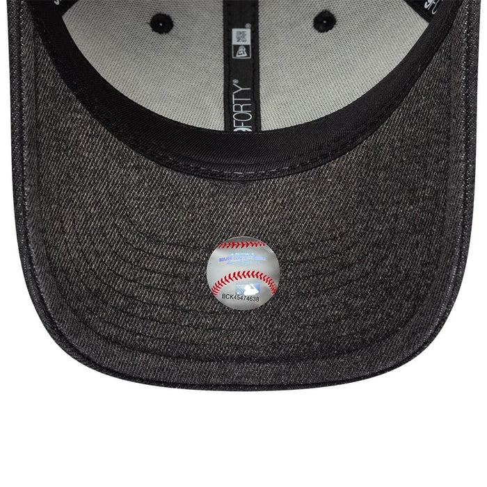 Pictured is this MLB Washed Denim New York Yankees 9FORTY cap in black. 7