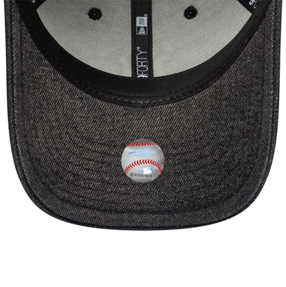 Pictured is this MLB Washed Denim New York Yankees 9FORTY cap in black. 7