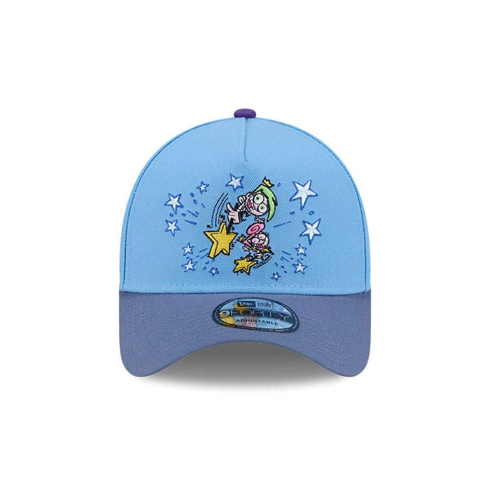 Pictured is this Nickelodeon Fairly Oddparents 9FORTY A-Frame cap in pastel blue. 3
