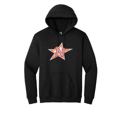 Northern Stars Hockey- Gildan - Adult Heavy Blend 18500 Hooded Sweatshirt with full color heat transfer logo