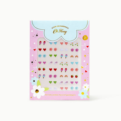 Oh Flossy Kids Stick-On Earrings