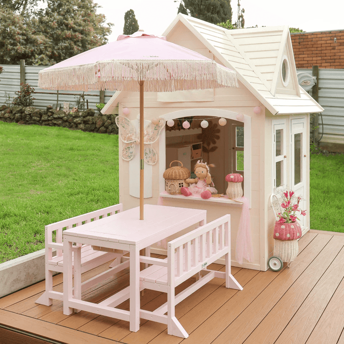 HipKids Outdoor Sun Umbrella Blush Pink