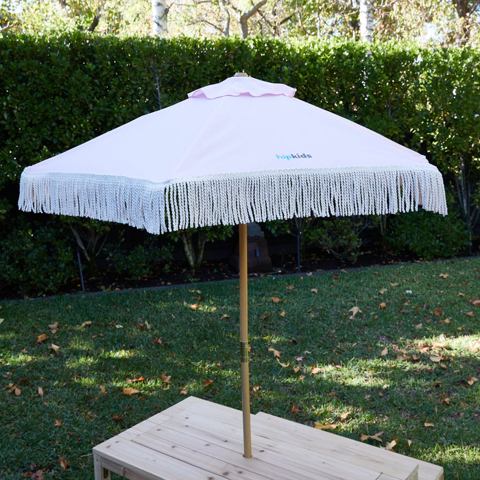HipKids Outdoor Sun Umbrella Blush Pink