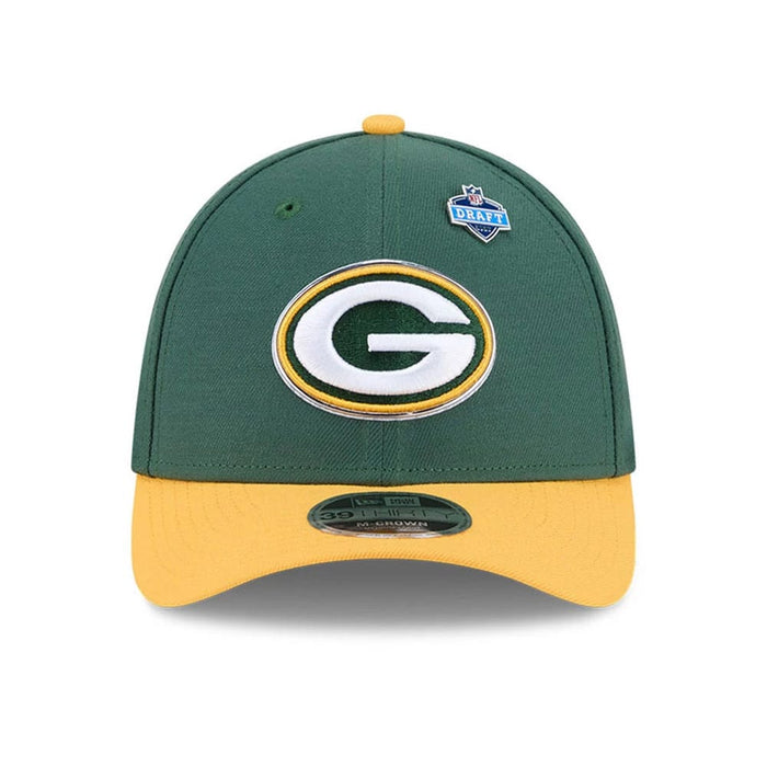 Pictured is this NFL Draft 2026 Green Bay Packers 39THIRTY M-Crown Stretch Fit cap in dark green. 3