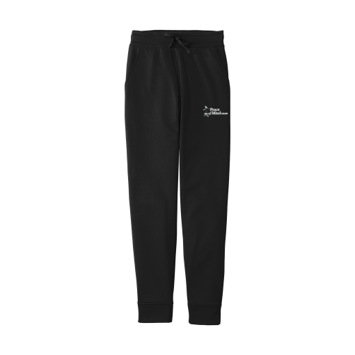 Peace of Mind ST233 Sport-Tek  Sport-Wick  Fleece Jogger with embroidered logo on left leg