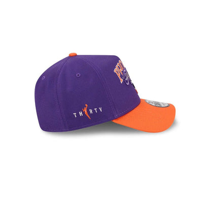 Pictured is this WNBA Tip Off 2026 Phoenix Mercury 9FORTY A-Frame cap in purple. 5