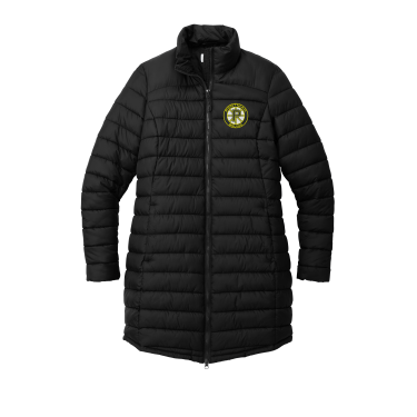 PORTMAN - Ladies Port Authority L365 Horizon Puffy Long Jacket with embroidered Portman Bruins logo