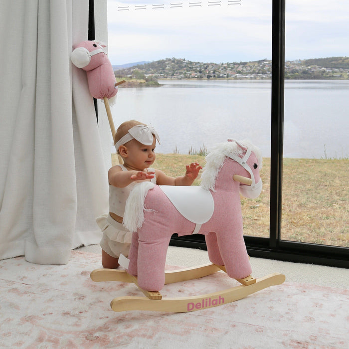 Rocking Horse Soft Pink