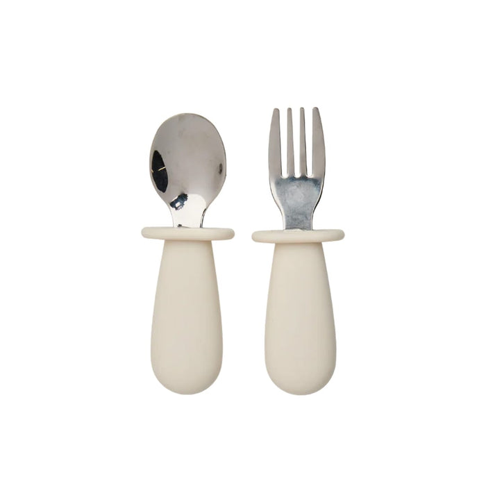Rommer Toddler Cutlery Set Creme