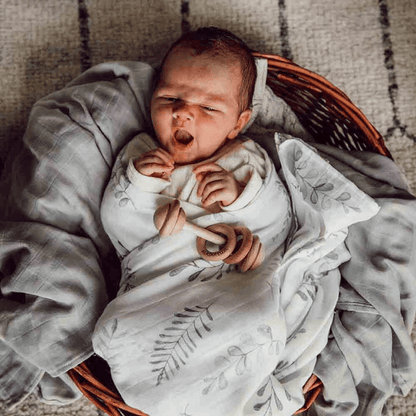 Snuggle Hunny Wild Fern Organic Muslin Wrap