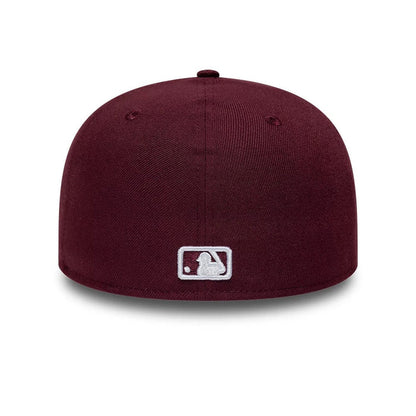 Pictured is this MLB College Varsity St. Louis Cardinals Low Profile 59FIFTY Fitted cap in dark red. 7