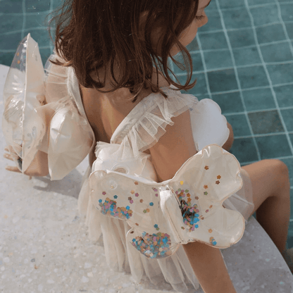 SUNNYLiFE Kids Inflatable Arm Bands Glitter