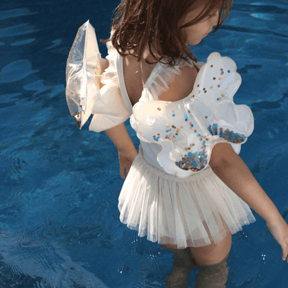 SUNNYLiFE Kids Inflatable Arm Bands Glitter