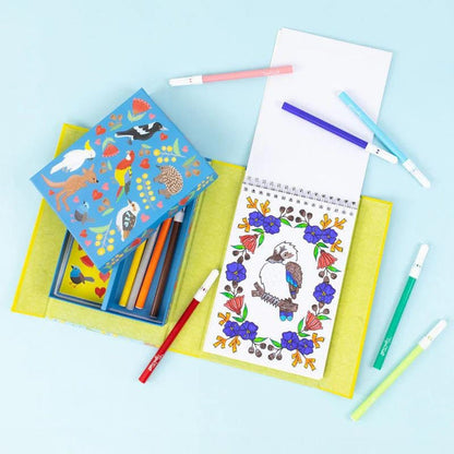 Tiger Tribe Colouring Set - Aussie Animals