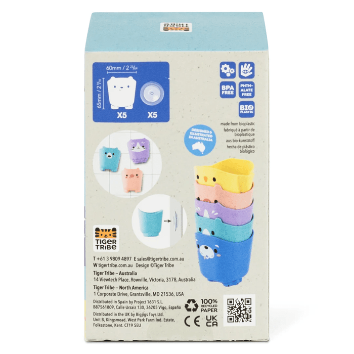 Tiger Tribe Pour & Play - Animal Cups